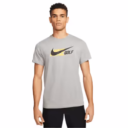 Nike Golf Mens T-Shirt - L, Dark Grey Heather