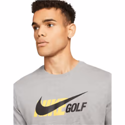 Nike Golf Mens T-Shirt - L, Dark Grey Heather