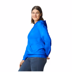 Gildan Unisex Adult Softstyle Fleece Midweight Hoodie - S, Royal Blue