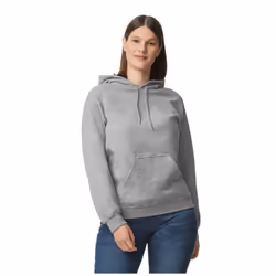 Gildan Unisex Adult Softstyle Fleece Midweight Hoodie - S, Sports Grey