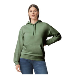 Gildan Unisex Adult Softstyle Fleece Midweight Hoodie - S, Military Green