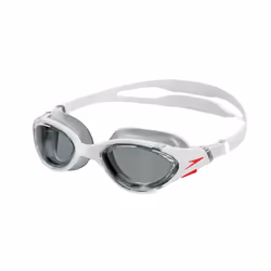 Speedo Unisex Adult 2.0 Biofuse Swimming Goggles - One Size, White/Smoke