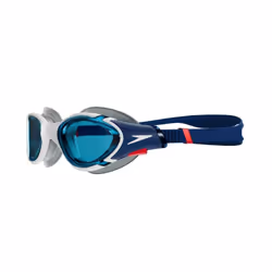 Speedo Unisex Adult 2.0 Biofuse Swimming Goggles - One Size, Blue/White