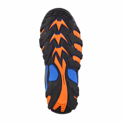 Hi-Tec Boys Blackout Mid Cut Walking Boots - 5 UK, Navy/Orange/Lake Blue