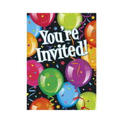 Unique Party Bravo Birthday Invitations (Pack of 8)