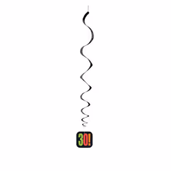 Unique Party Cheer 30th Birthday Hanging Decoration (Pack of 3)