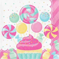 Creative Candy Bouquet Birthday Disposable Napkins (Pack of 16)