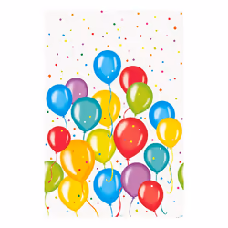 Unique Party Plastic Balloon Birthday Party Table Cover