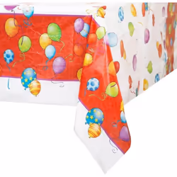 Unique Party Plastic Balloons Birthday Tablecloth