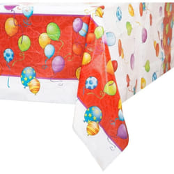 Unique Party Plastic Balloons Birthday Tablecloth