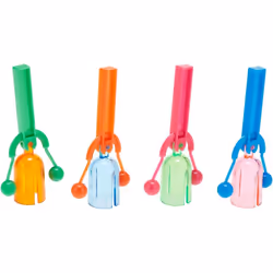 Unique Party Neon Noisemaker (Pack of 4)