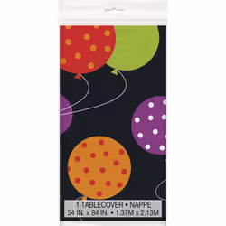 Unique Party Cheer Plastic Birthday Tablecloth