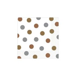 Amscan 2 Ply Polka Dot Napkins (Pack of 16)