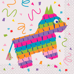 Unique Party Mexican Fiesta Disposable Napkins (Pack of 16)
