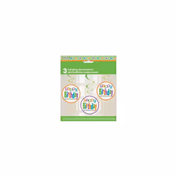 Unique Party Polka Dot Birthday Hanging Decoration (Pack of 3)