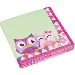 Amscan Owl Napkins (Pack of 16)