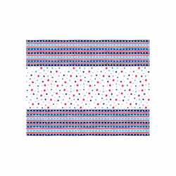 Unique Party American Plastic Stars & Stripes Party Table Cover