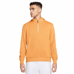 Nike Mens Dri-FIT Golf Hoodie - XXL, Monarch/Laser Orange/Brushed Silver