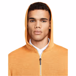 Nike Mens Dri-FIT Golf Hoodie - XXL, Monarch/Laser Orange/Brushed Silver