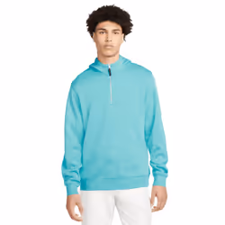Nike Mens Dri-FIT Golf Hoodie - XL, Ocean Bliss/Baltic Blue/Brushed Silver