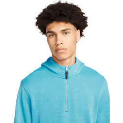 Nike Mens Dri-FIT Golf Hoodie - XL, Ocean Bliss/Baltic Blue/Brushed Silver