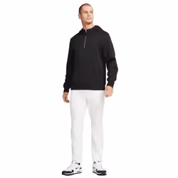 Nike Mens Dri-FIT Golf Hoodie - XXL, Black/Brushed Silver