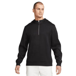 Nike Mens Dri-FIT Golf Hoodie - M, Black/Brushed Silver