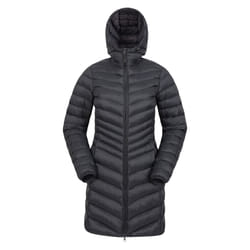 Mountain Warehouse Womens/Ladies Florence Long Padded Jacket - 14 UK, Black