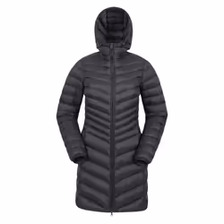Mountain Warehouse Womens/Ladies Florence Long Padded Jacket - 18 UK, Black