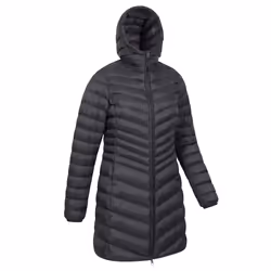 Mountain Warehouse Womens/Ladies Florence Long Padded Jacket - 18 UK, Black