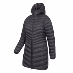 Mountain Warehouse Womens/Ladies Florence Long Padded Jacket - 18 UK, Black