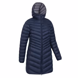 Mountain Warehouse Womens/Ladies Florence Long Padded Jacket - 8 UK, Navy
