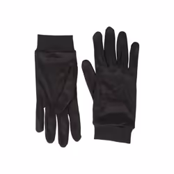 Mountain Warehouse Unisex Adult Silk Gloves - S, Black