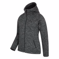Mountain Warehouse Womens/Ladies Nevis Full Zip Hoodie - 16 UK, Black