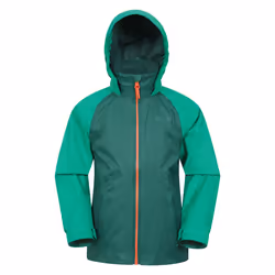 Mountain Warehouse Childrens/Kids Torrent II Waterproof Jacket - 11-12 Years, Green