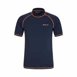 Mountain Warehouse Mens UV Protection Rash Top - XS, Navy