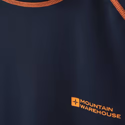 Mountain Warehouse Mens UV Protection Rash Top - XS, Navy