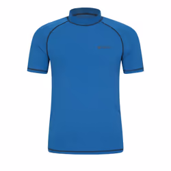 Mountain Warehouse Mens UV Protection Rash Top - XXL, Blue