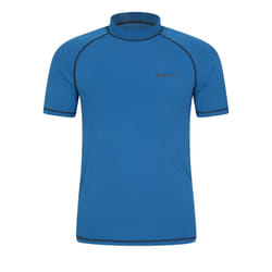 Mountain Warehouse Mens UV Protection Rash Top - L, Blue