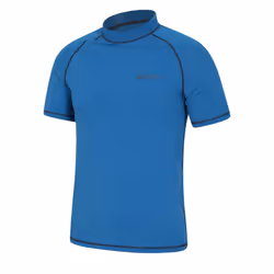 Mountain Warehouse Mens UV Protection Rash Top - M, Blue
