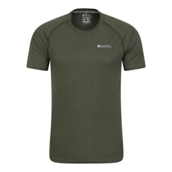 Mountain Warehouse Mens Aero II Short-Sleeved T-Shirt - M, Khaki Green