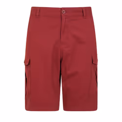 Mountain Warehouse Mens Lakeside Cargo Shorts - 42R, Burgundy
