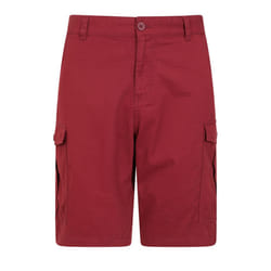 Mountain Warehouse Mens Lakeside Cargo Shorts - 38R, Burgundy
