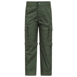 Mountain Warehouse Childrens/Kids Convertible Active Trousers - 5-6 Years, Khaki Green