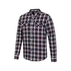 Mountain Warehouse Mens Trace Flannel Long-Sleeved Shirt - XXS, Blue