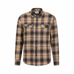 Mountain Warehouse Mens Trace Flannel Long-Sleeved Shirt - XL, Yellow