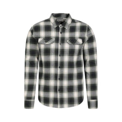 Mountain Warehouse Mens Trace Flannel Long-Sleeved Shirt - 3XL, Green