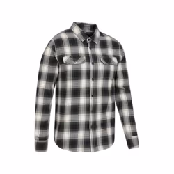 Mountain Warehouse Mens Trace Flannel Long-Sleeved Shirt - 3XL, Green