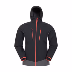 Mountain Warehouse Mens Ambit Lightweight Soft Shell Jacket - XS, Black