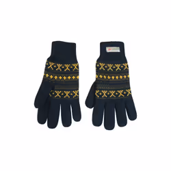 Mountain Warehouse Mens Thinsulate Fair Isle Gloves - One Size, Navy